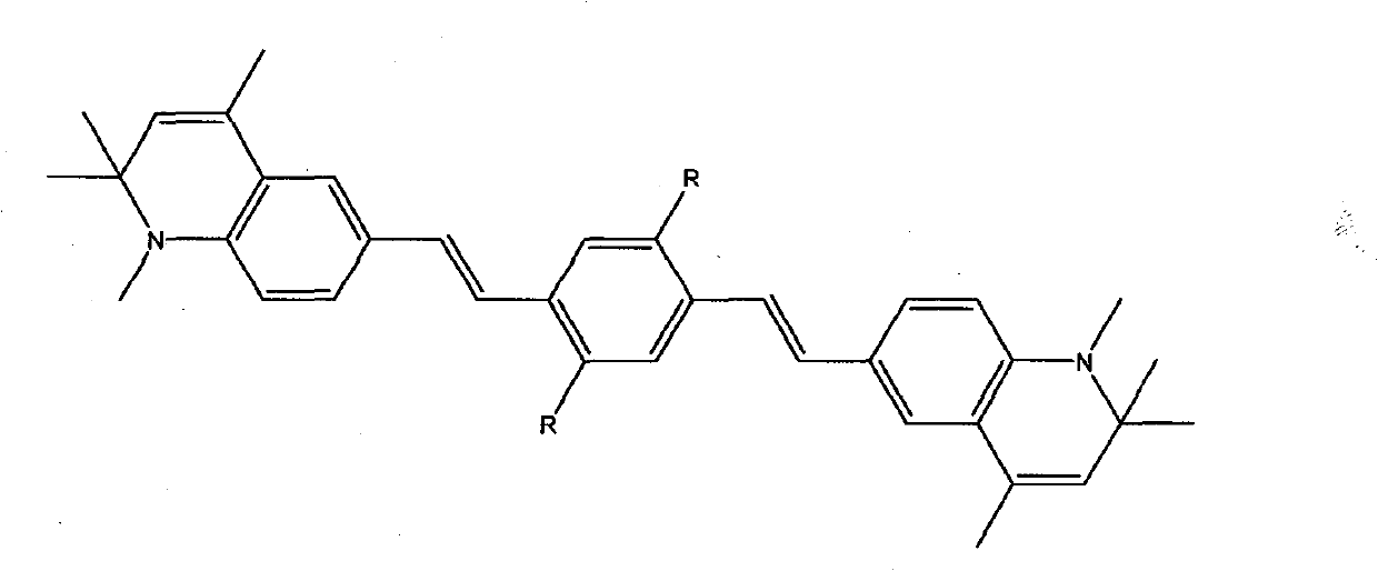 Two-photon induced luminous compound with symmetrical both ends and synthesis method and purposes thereof