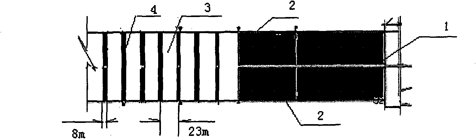 Long wall alternate type coal mining method