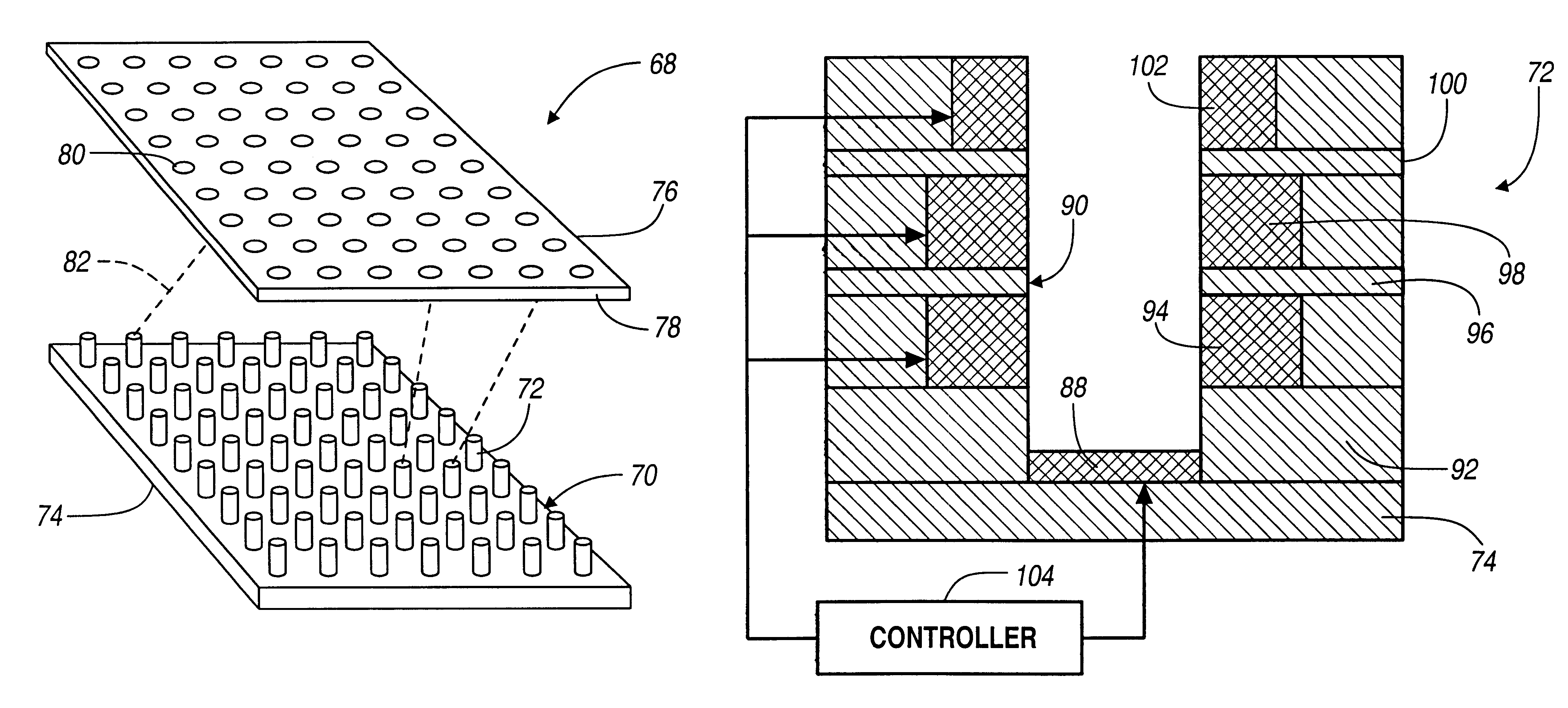 Use of a free space electron switch in a telecommunications network