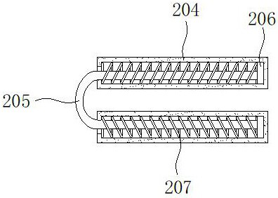 An easy-to-maintain road construction buried pipeline protection device