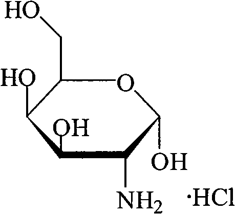 Production technology separating glucosamine hydrochloride from citric acid sludge