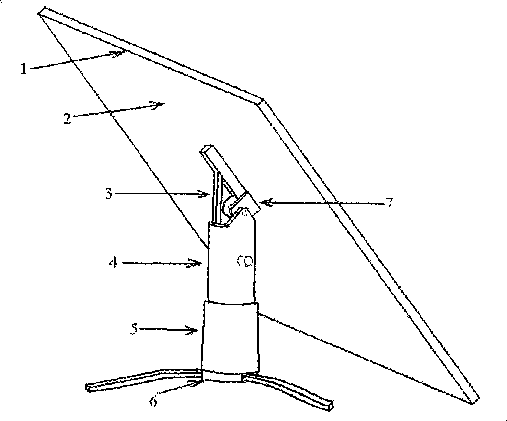 Sunflower type sun tracking device