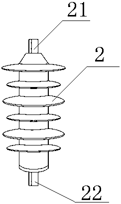 A detachable lightning arrester