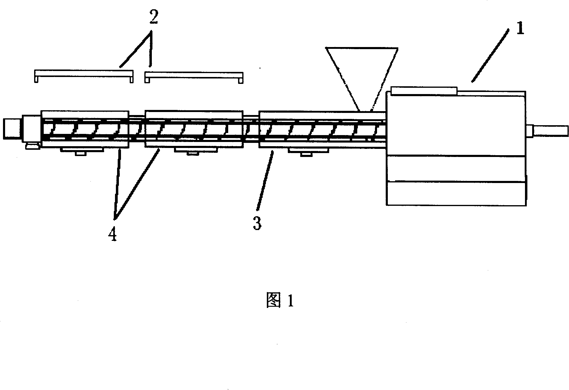 Melt polymer body photochemical reaction device