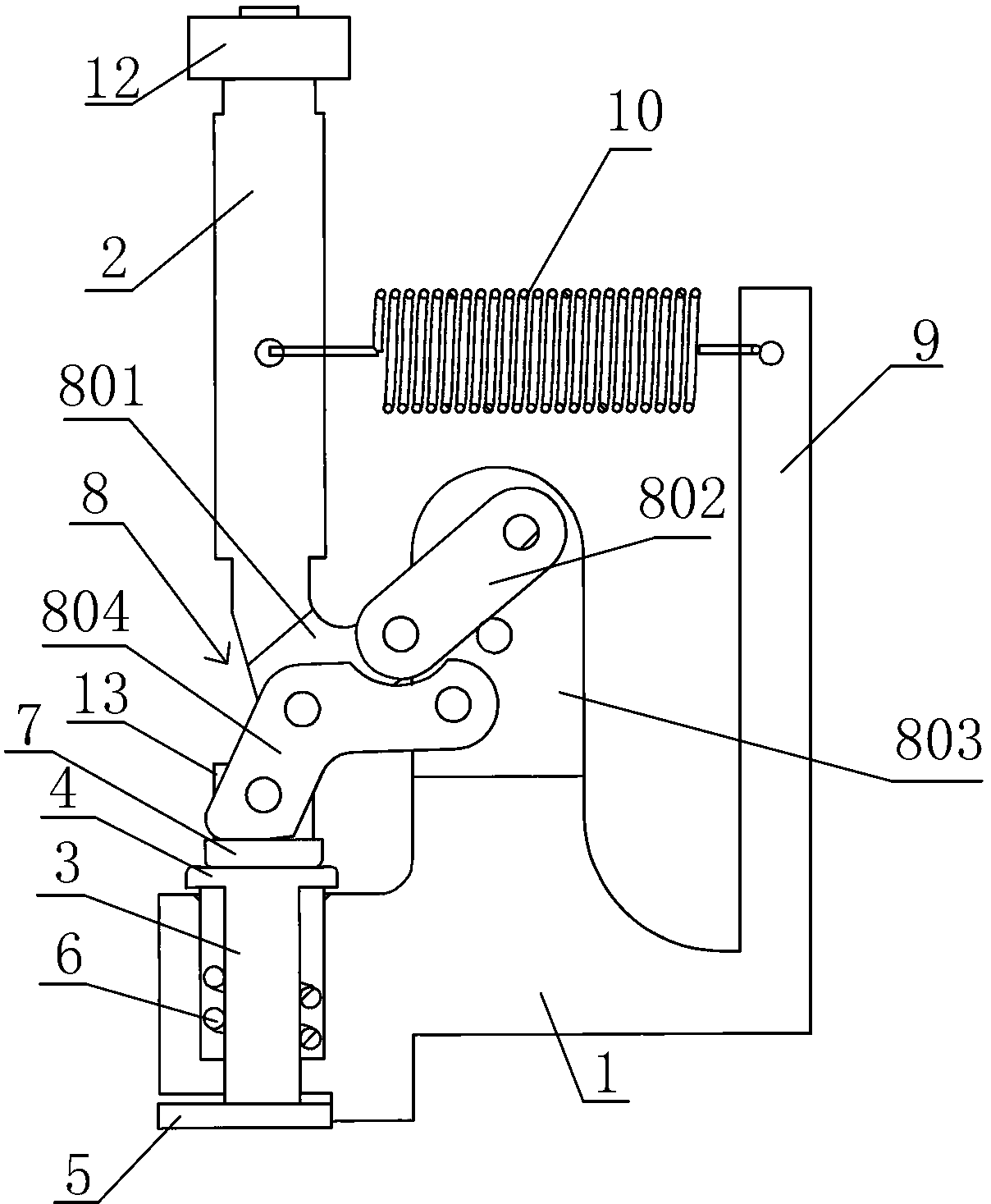 Universal locking chuck device for bidirectional film stretching machine