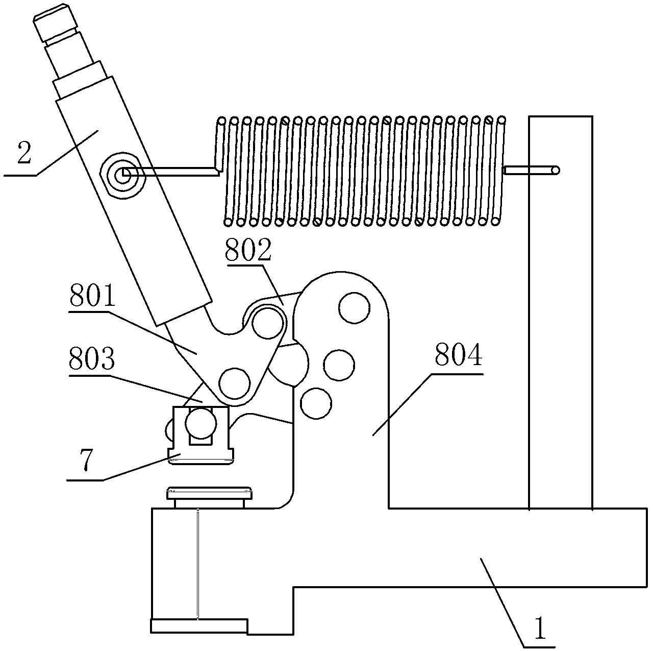 Universal locking chuck device for bidirectional film stretching machine