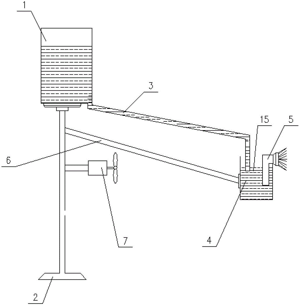 Human body temperature reducing device