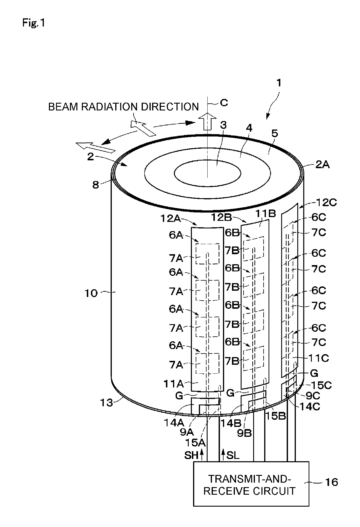 Luneburg lens antenna device