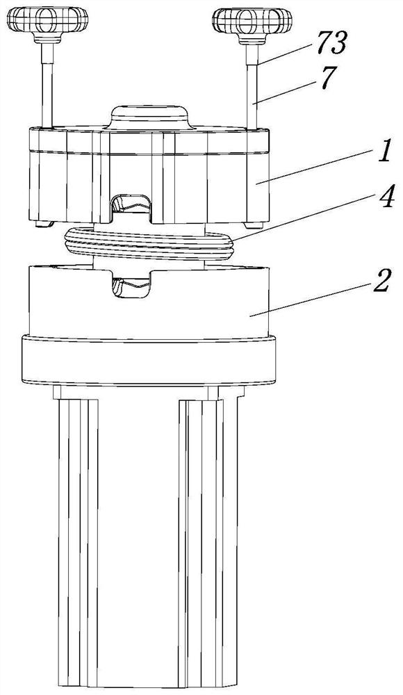 Liquid conveying pump with pipelines easy to replace