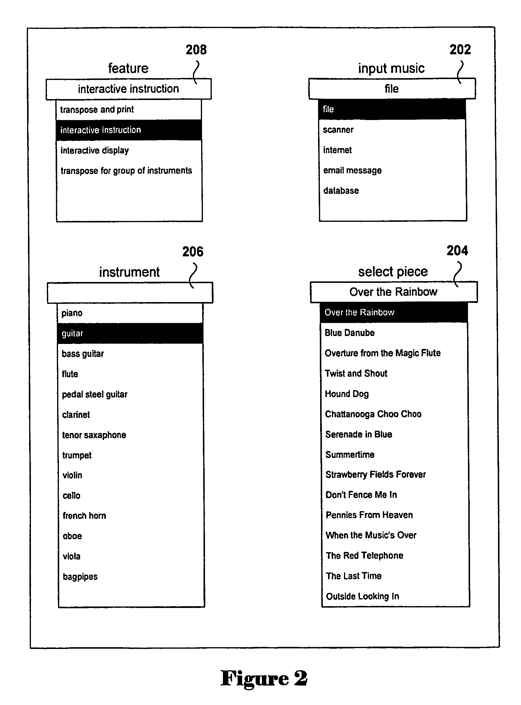 Method and system for generating musical variations directed to particular skill-levels