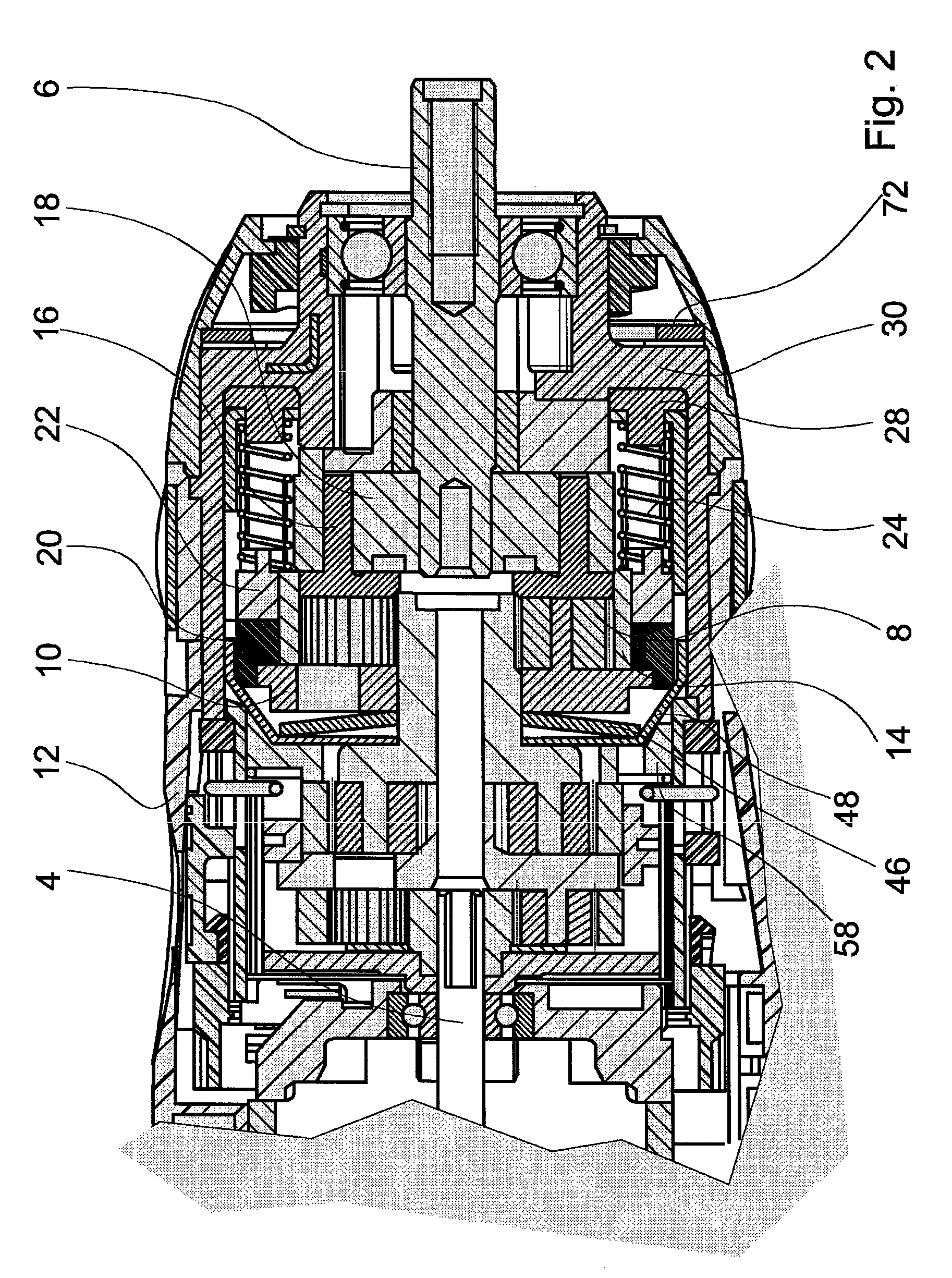 Hand-held power tool with torque limiter