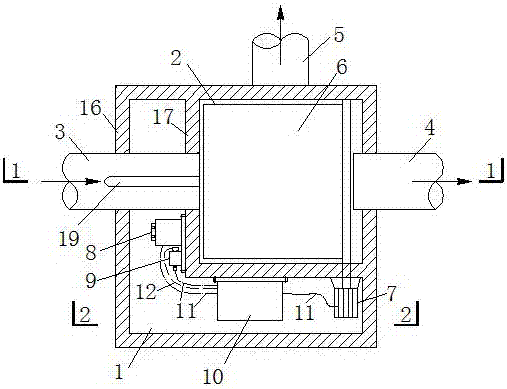 Runoff rainwater quality dividing intercepting device and method based on light sensation technology