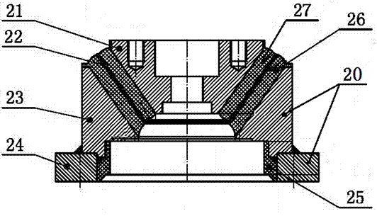 Shock absorber for suspension systems of large excavators