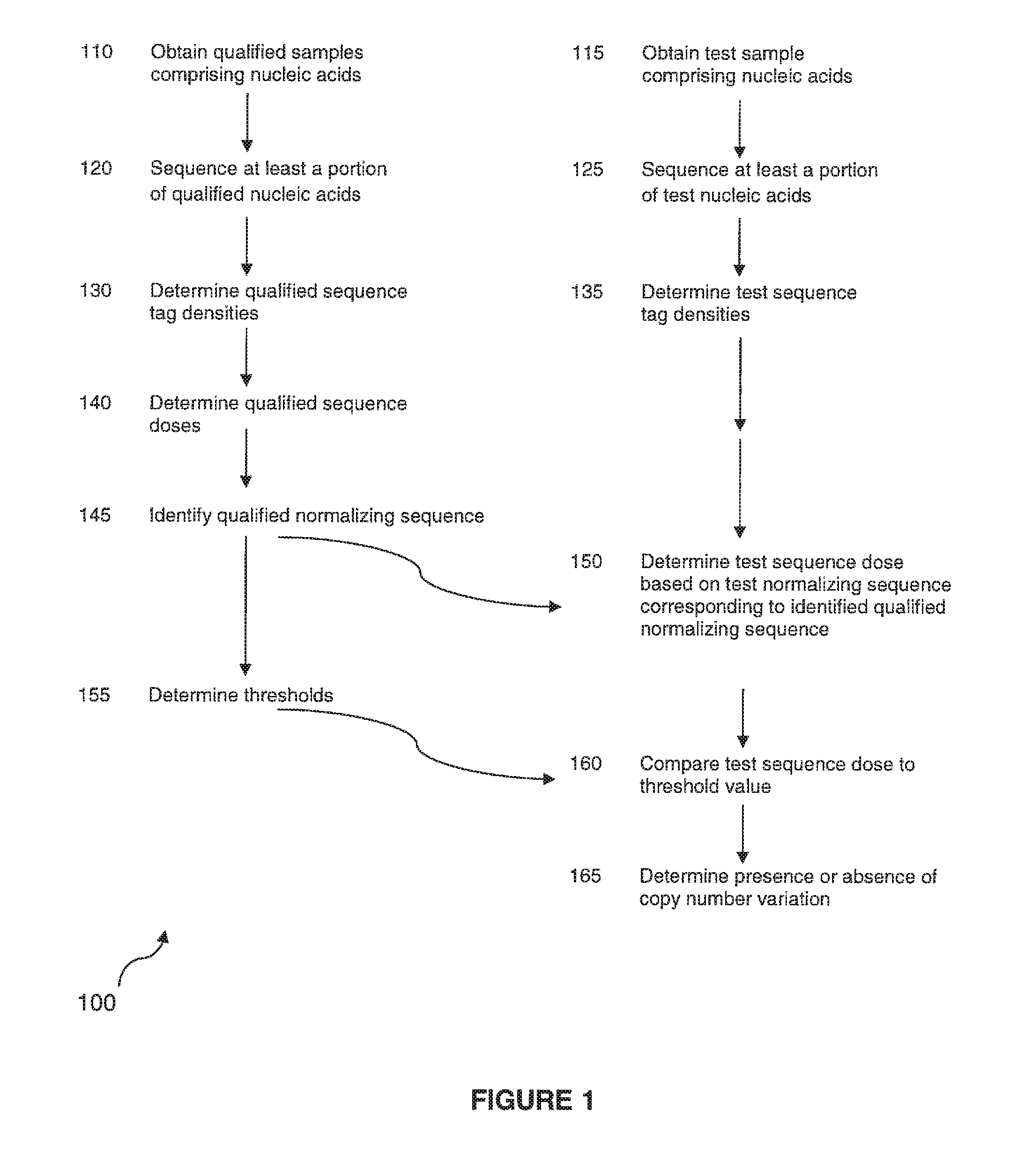 Method for determining copy number variations