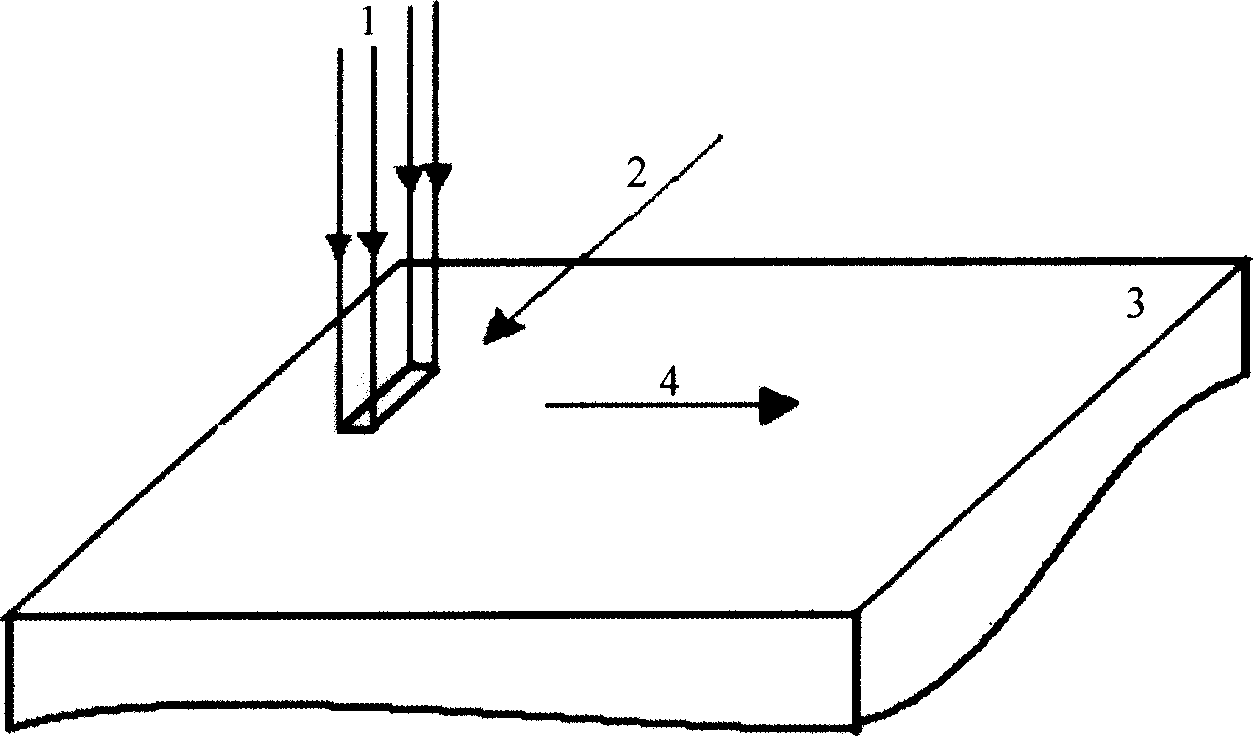 Precipitation hardening stainless steel of surface laser alloy and its preparation process and application