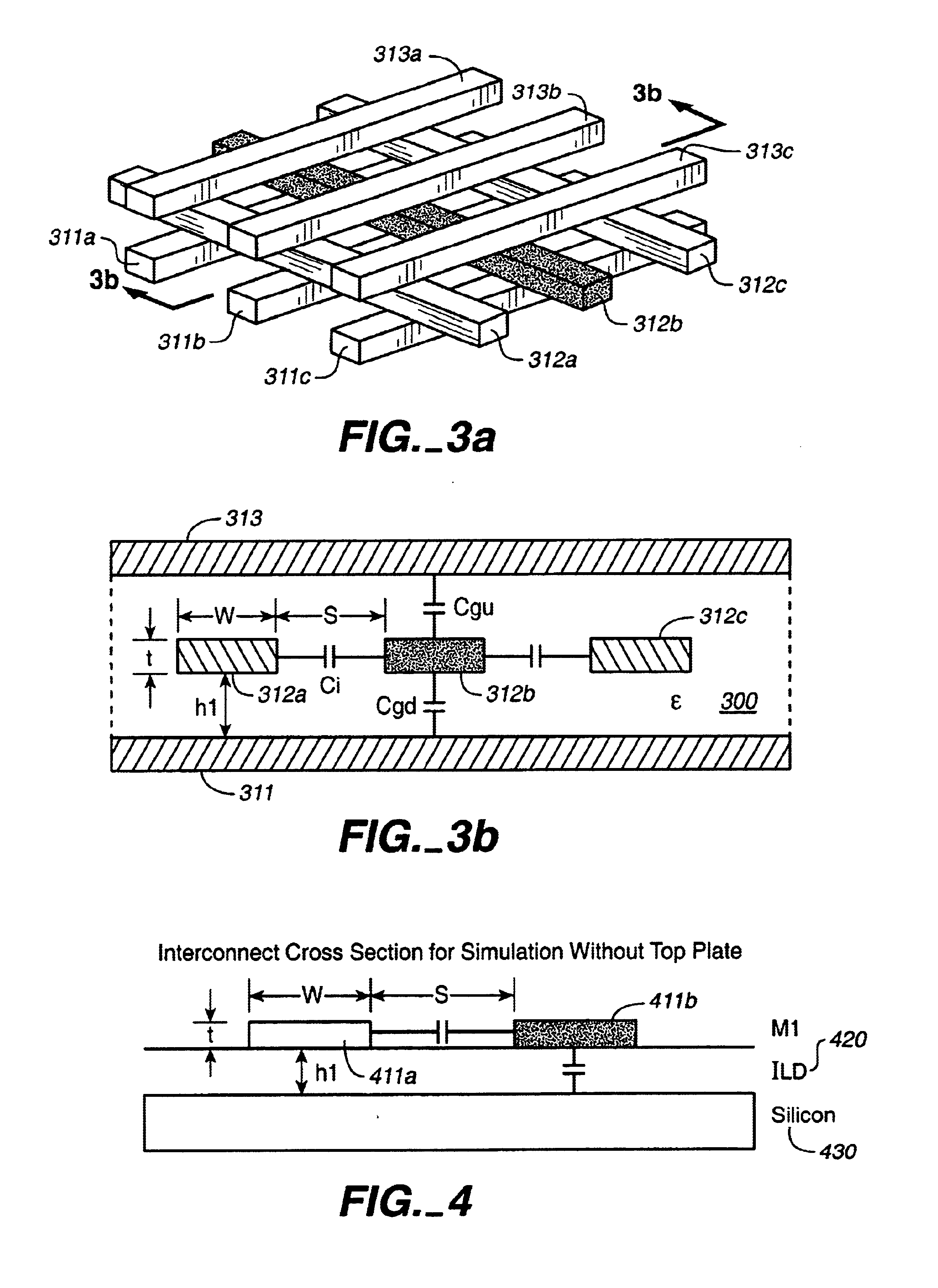 Optimization methods for on-chip interconnect geometries suitable for ultra deep sub-micron processes