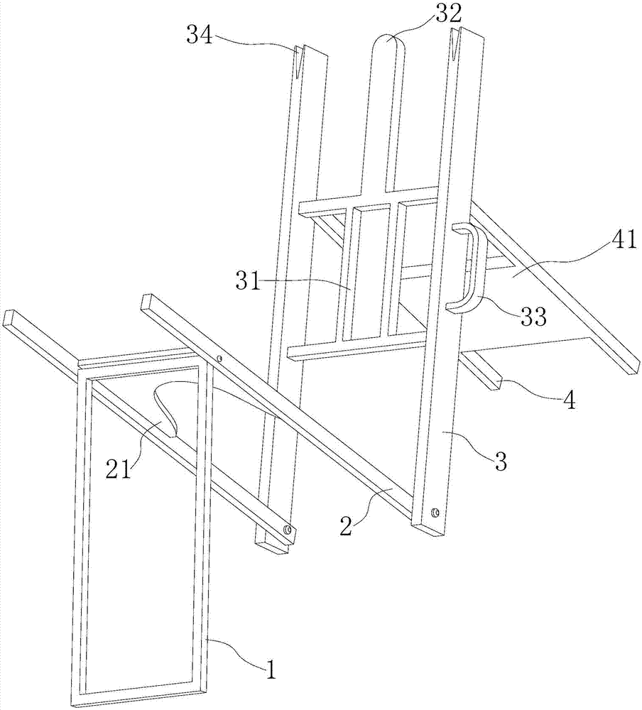 Fixing frame for poultry slaughter