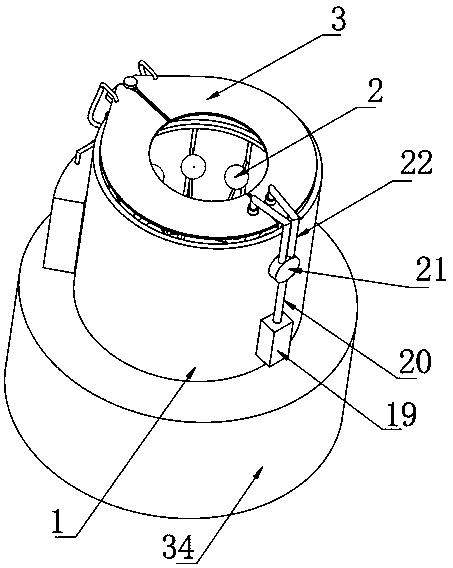 Flowerpot convenient for adjusting soil compactness and soil humidity