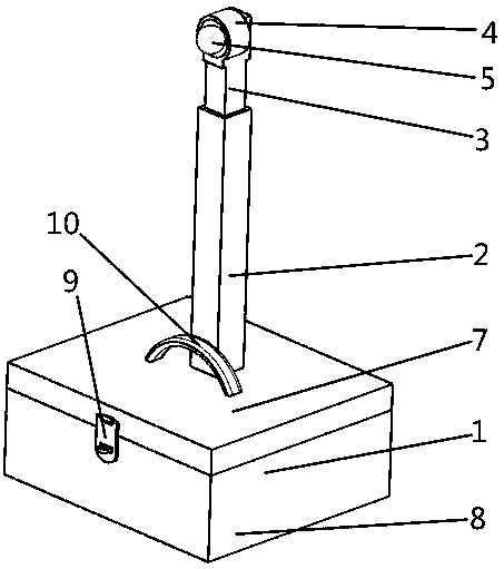 Portable failure warning device