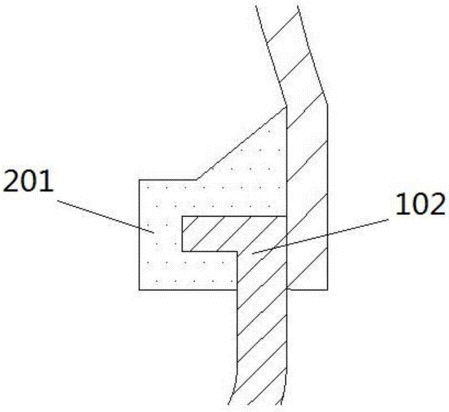 Combined dust cover used for automobile shock absorber