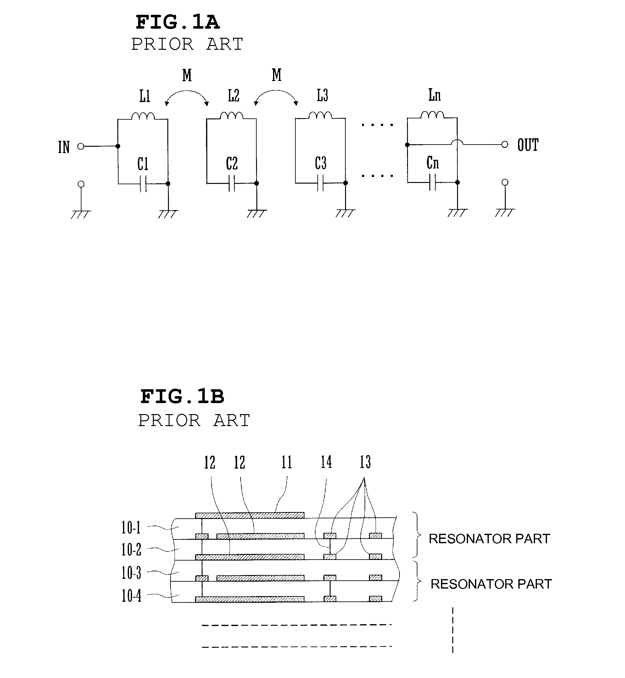 High frequency multilayer bandpass filter