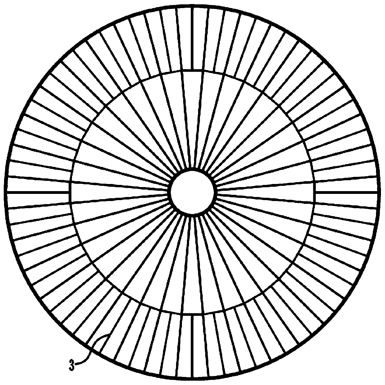 A method for anti-clogging of heat storage elements at cold end of air preheater by separating rings