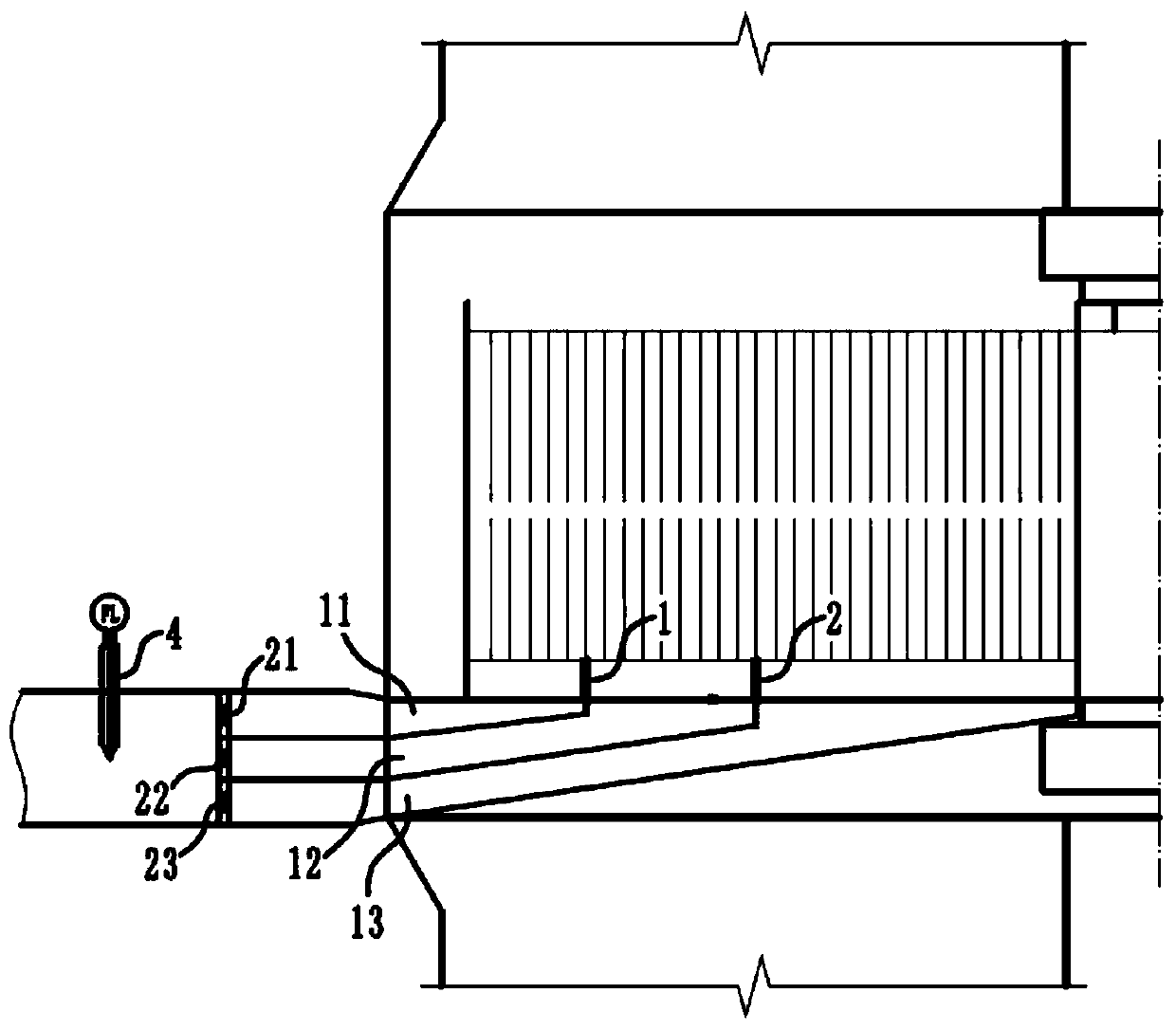 A method for anti-clogging of heat storage elements at cold end of air preheater by separating rings