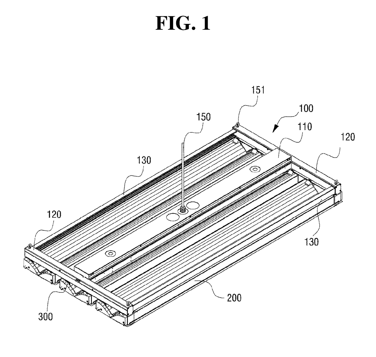 Detachable LED lighting device