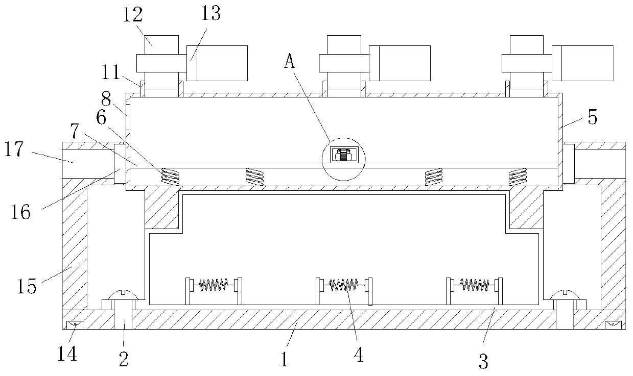 OLED evaporation source convenient to assemble