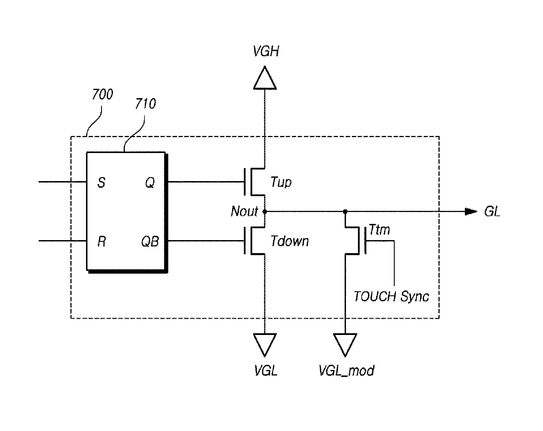 Touch screen panel integrated display device and display panel