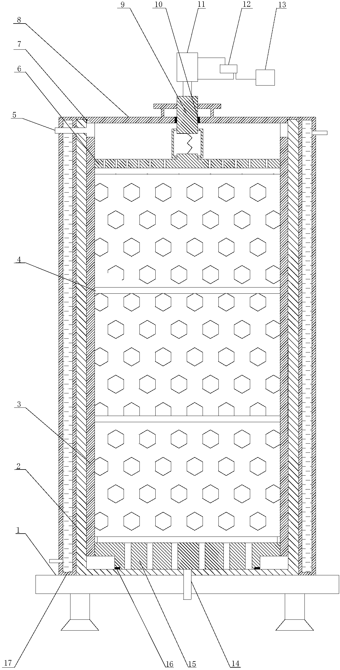 Multi-layer extrusion type supercritical extraction kettle