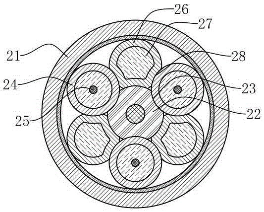 Composite optical cable