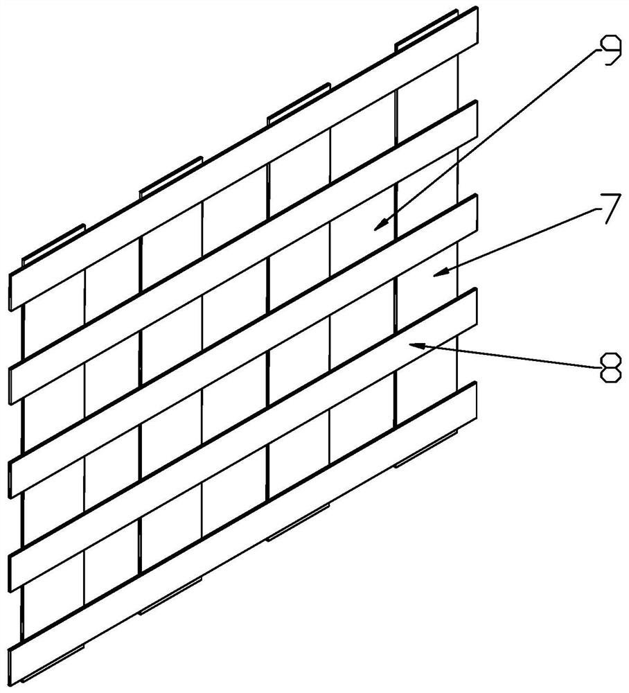 Method for simulating downburst by coupling wall surface jet flow and boundary layer wind tunnel of multi-blade wing grid