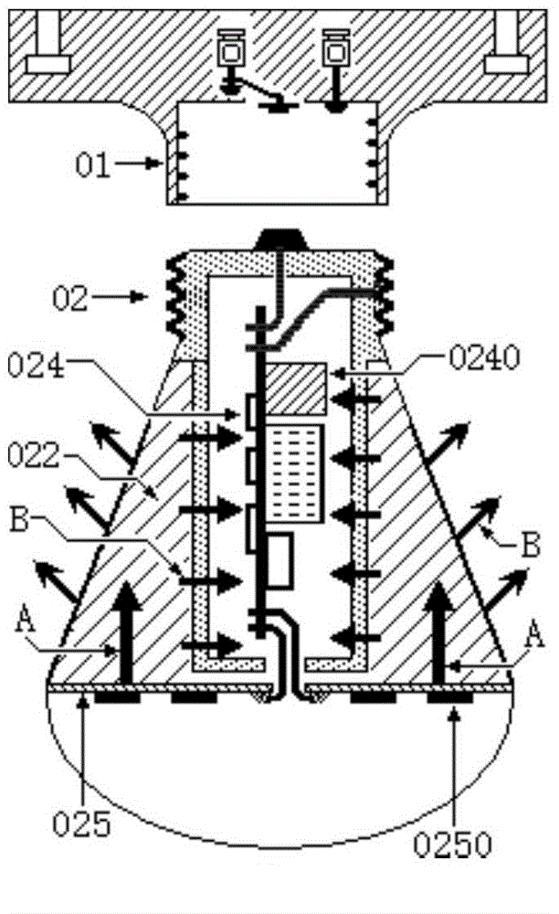 LED assembly, LED device and LED lamp