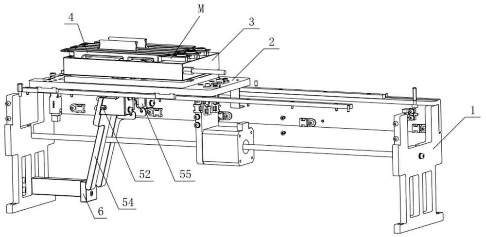 Automatic reagent strip positioning and leveling device