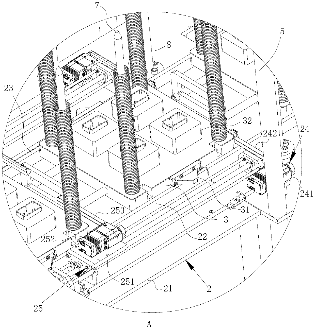 Automatic production device and system