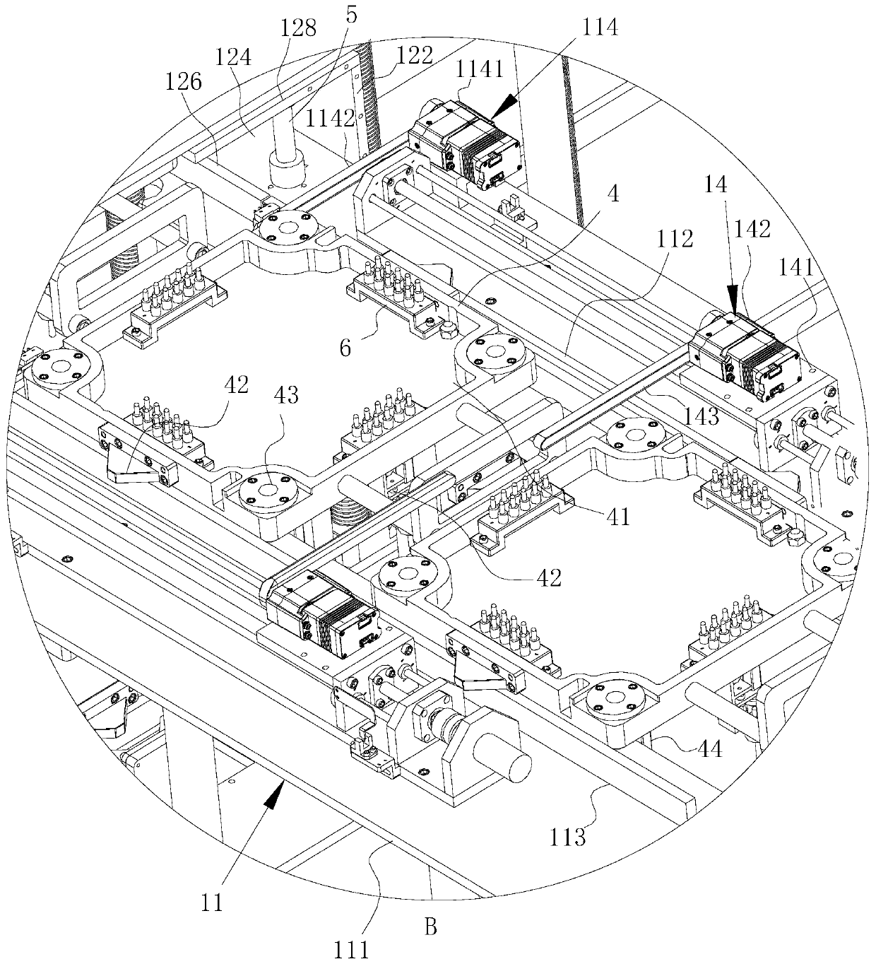 Automatic production device and system