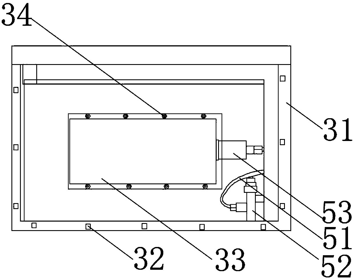 Steak baking oven capable of adjusting baking temperature and baking height