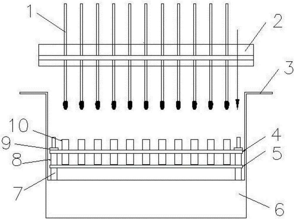 Integrated encapsulating and potting device for sensor and operation method thereof