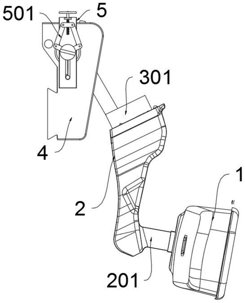 Rear view mirror folding assembly