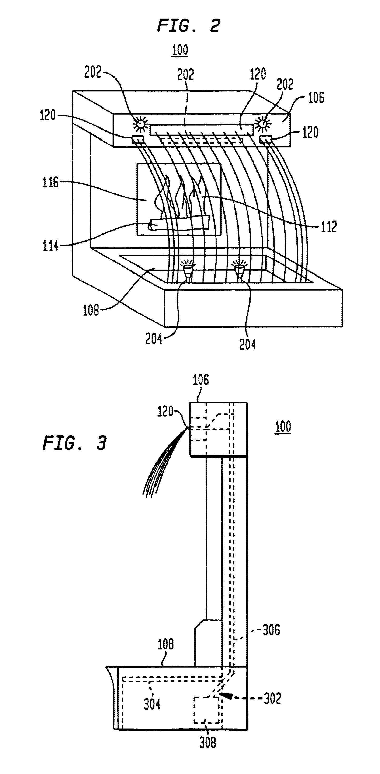 Fireplace with waterfall