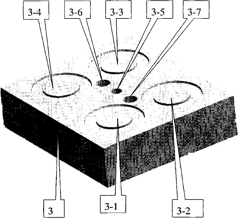 One-box four-type casting process of brake disk