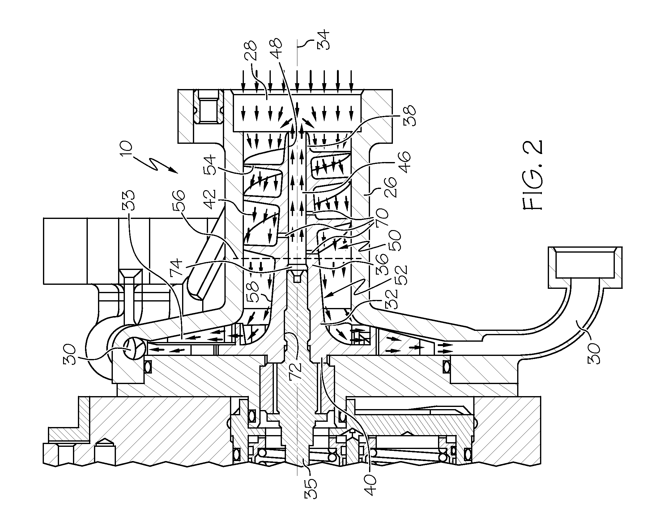 Impeller, centrifugal pump including the same, and aircraft fuel system including the centrifugal pump