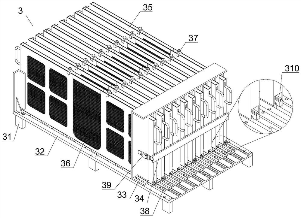 Sealing strip threading equipment