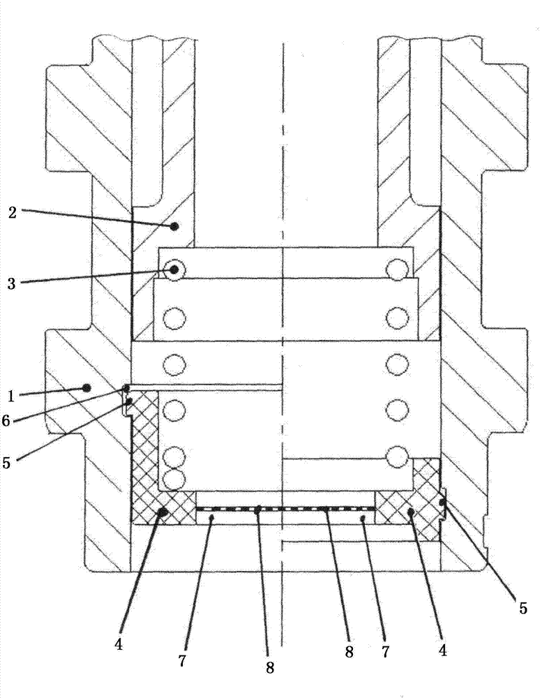 Valve unit with axial pressure medium inlet