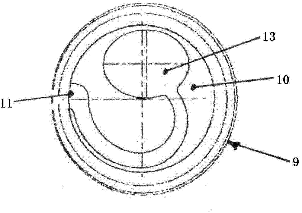 Valve unit with axial pressure medium inlet