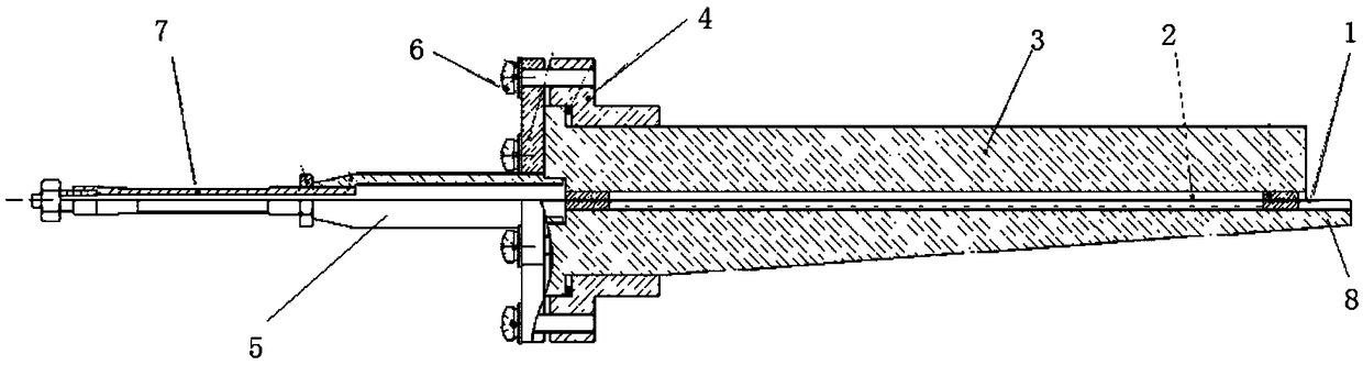 Sapphire temperature sensor and manufacturing method thereof and temperature measuring system