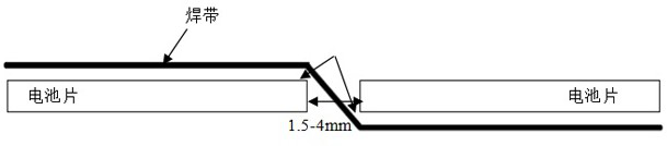 Heterojunction battery assembly with approximately zero battery piece spacing, and preparation method thereof