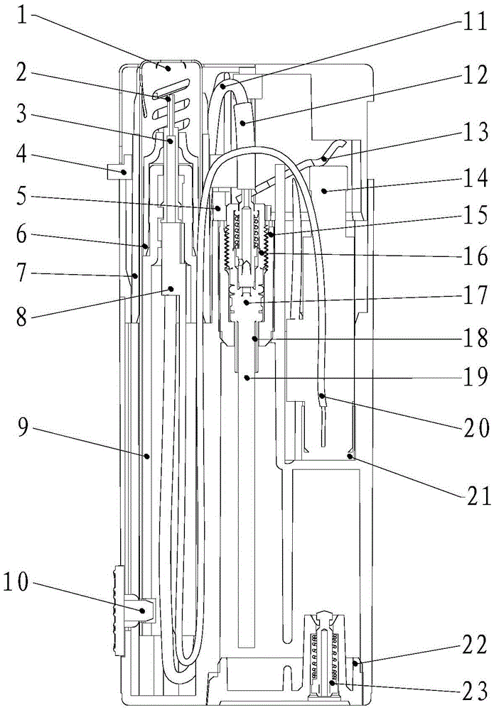 Extensible electronic gas lighter