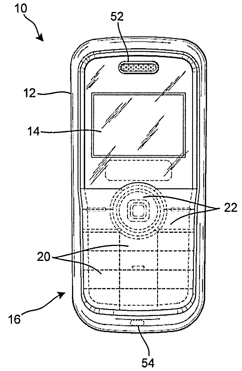 Portable communication having accidental key press filtering